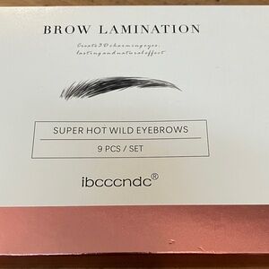 Brow Lamination Kit - open & partially used - super hot wild eyebrows kit